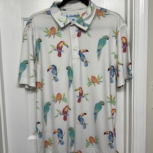 Chubbies Men's M Paradise Polo Vacation Style